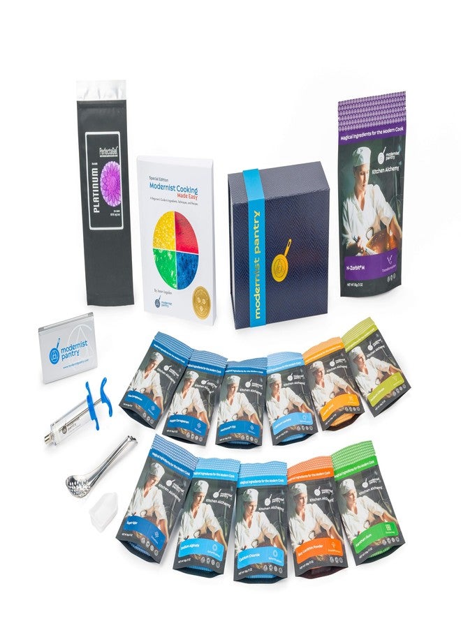 Modernist Pantry PREMIUM Molecular Gastronomy "Made Easy" Starter Kit ⊘ Non-GMO Gluten-Free OU Kosher Certified Ingredients - Image 1